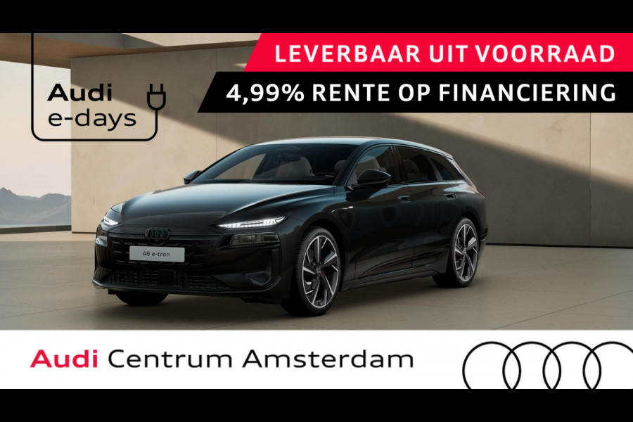 Audi A6 Avant e-tron S edition 83 kWh privacy glass, 21"lm velgen, winterpakket, sportstoelen met leder
