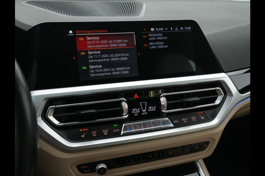 BMW 3 Serie Touring 330i High Executive Edition Sport-Pack Aut. *VERNASCA-FULL-LEATHER | DIGI-COCKPIT | FULL-LED | SPORT-SEATS | HIFI-SOUND | AMBIENT-LIGHT | HEATED-SEATS | DAB | NAVI-FULLMAP | ECC | CARPLAY | PDC | CRUISE | 18"ALU*