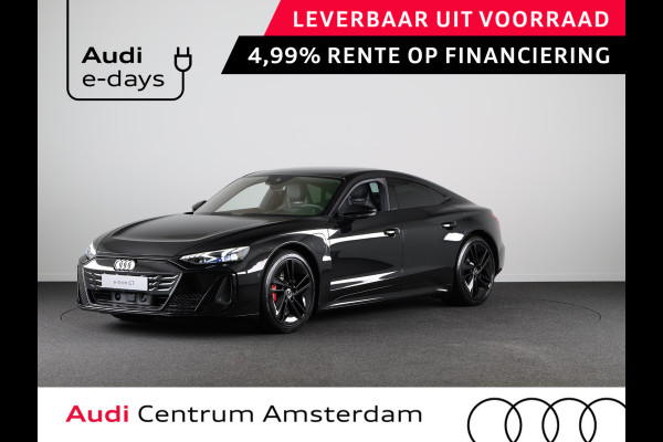 Audi e-tron GT S e-tron GT 435kW/592pk 105kWh Sportback Elektr. a Audi e-tron GT S e-tron GT panoramadak, assistentiepakket plus remote, HUD, Matrix + laser licht, remmen wolfraamcarbide, vierwiel-en sportbesturing, B&O