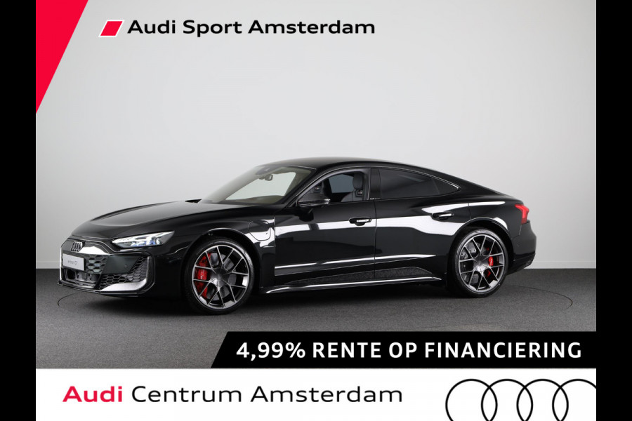 Audi e-tron GT RS e-tron GT Performance 105 kWh 550 kW / 748 PK S Audi e-tron GT RS e-tron GT Performance active airsuspension, keramische remmen rood, vierwielbesturing, assistentiepakket Plus, optiekpakket mat carbon, stoelventillatie en massage