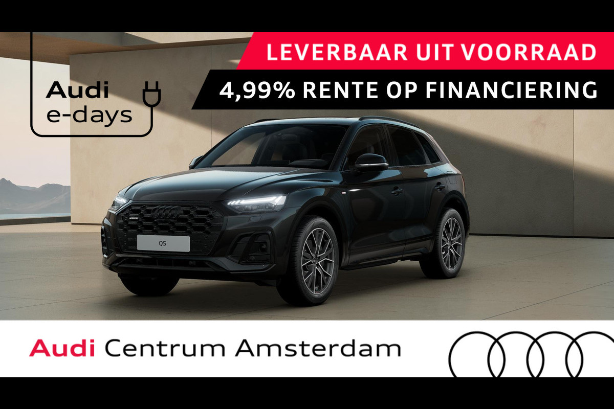 Audi Q5 50 TFSI e S edition Competition panoramadak, assistentie pakket parking, lendesteunen, variable hoofdsteunen Audi Q5 50 TFSI e S edition Competition panoramadak, assistentie pakket parking, lendesteunen, variable hoofdsteunen