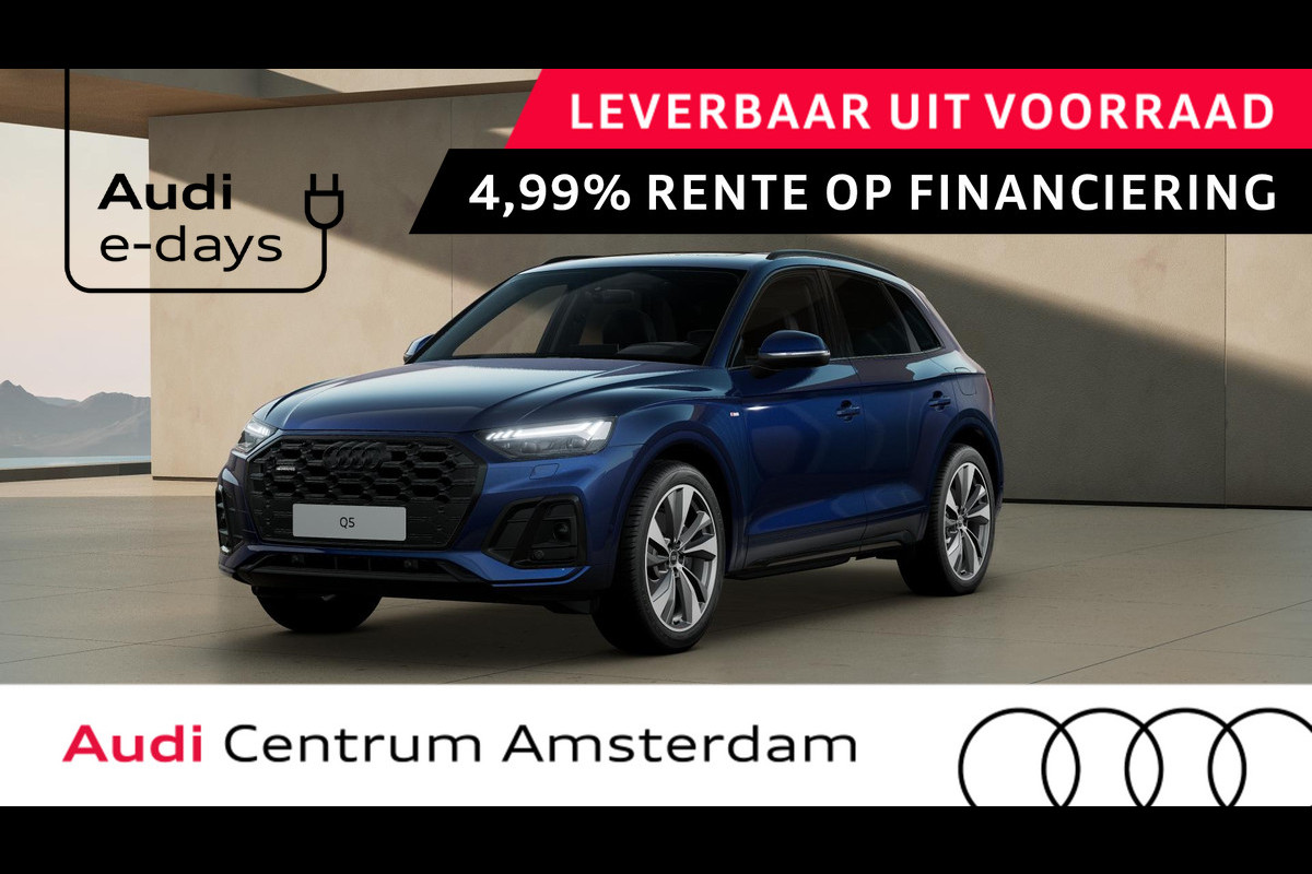 Audi Q5 S edition Competition 50 TFSI e 220 kW / 299 PK SU adaptive air suspension, panoramadak, assistentie pakket tour & parking Audi Q5 S edition Competition 50 TFSI e 220 kW / 299 PK SU adaptive air suspension, panoramadak, assistentie pakket tour & parking
