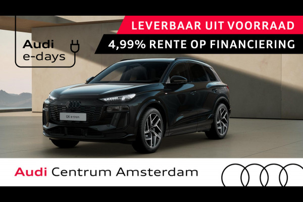 Audi Q6 Launch edition e-tron perf 100Kwh 225 kW / 306 PK S-edition, panoramadak, head-up display, B&O soundsyseem, adaptive cruise control, optiek zwart plus, s-sportstoelen