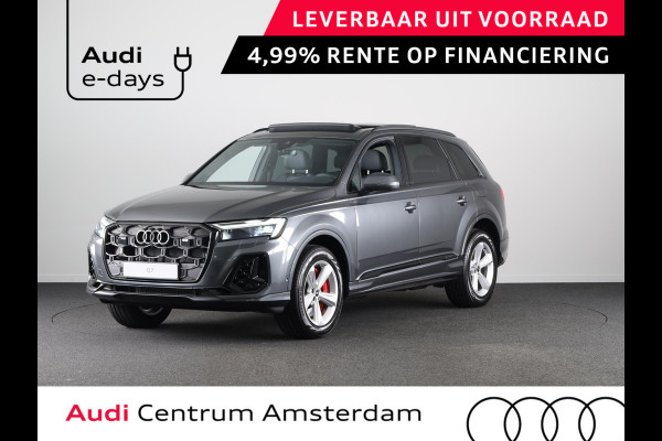 Audi Q7 55 TFSI e quattro Pro Line S Panoramadak, adaptive cruisecontrol, B&O soundsysteem, optiekpakket zwart Plus
