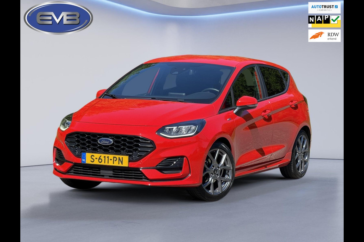 Ford Fiesta 1.0 EcoBoost 125 pk Hybrid ST-Line X, achteruitrijcamera, vele opties, NL auto met nationale auto pas Ford Fiesta 1.0 EcoBoost 125 pk Hybrid ST-Line X, achteruitrijcamera, vele opties, NL auto met nationale auto pas