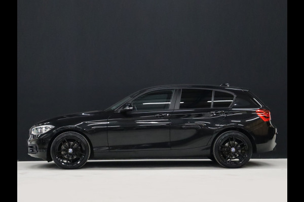 BMW 1-serie 118i Sport Line [CRUISE CONTROL, CLIMATE CONTROL, HALF LEDER, BMW LED KOPLAMPEN, PDC ACHTER, BLUETOOTH TELEFOONVERBINDING, NAVIGATIE, NIEUWSTAAT]