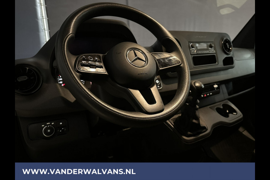 Mercedes-Benz Sprinter 315 CDI 150pk L3H2 Euro6 Airco | Camera | Cruisecontrol | Stoelverwarming 270 Graden achterdeuren, Bijrijdersbank