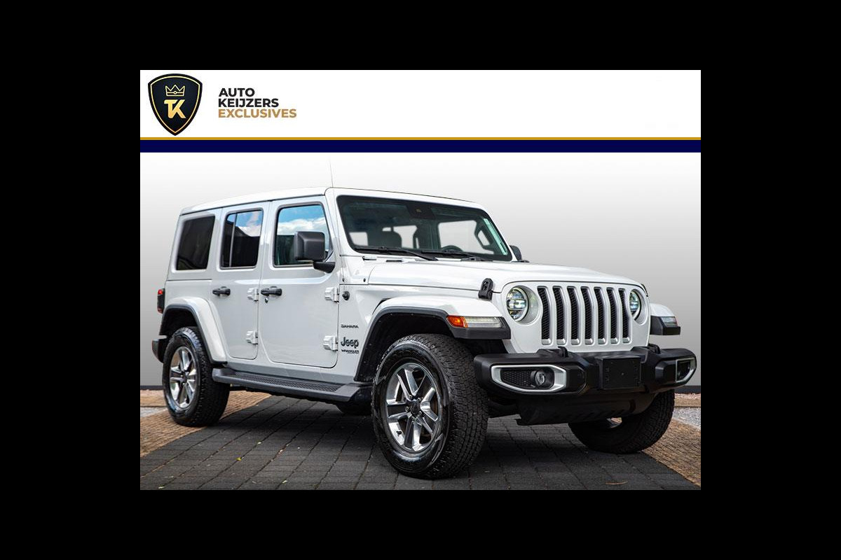 Jeep Wrangler Unlimited 3.6 Panoramadak Adapt. cruise Stoel/stuurverw. Keyless Jeep Wrangler Unlimited 3.6 Panoramadak Adapt. cruise Stoel/stuurverw. Keyless
