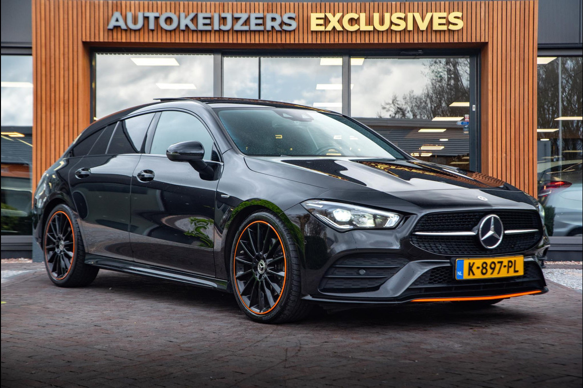 Mercedes-Benz CLA-Klasse Shooting Brake 200 d AMG Edition 1 Orange Panoramadak Mercedes-Benz CLA-Klasse Shooting Brake 200 d AMG Edition 1 Orange Panoramadak