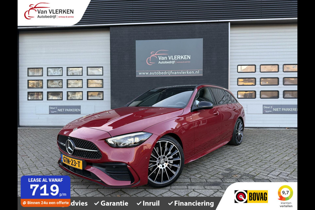Mercedes-Benz C-Klasse Estate 200 Hybrid AMG PANORAMADAK BOM VOL Mercedes-Benz C-Klasse Estate 200 Hybrid AMG PANORAMADAK BOM VOL