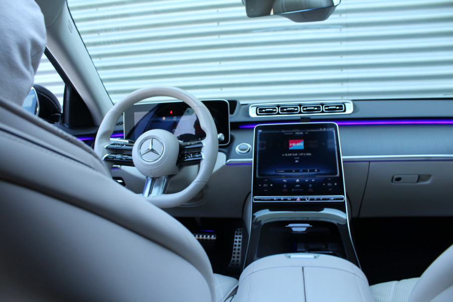 Mercedes-Benz S-Klasse 580 e 510pk PHEV Lang AMG Line NL-Auto NAP Panoramadak Burmester Clima Cruise HUD 360 Camera  VOL
