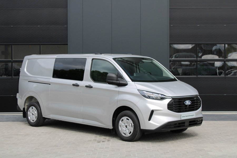 Ford Transit Custom 320 2.0 TDCI L2H1 Trend DC 150 pk - LED Koplampen - 5 Zits - 2x Schuifdeur - Stoelverwarming - Privacyglass