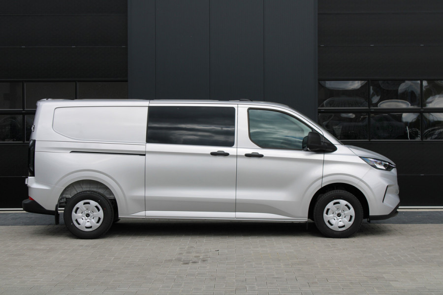 Ford Transit Custom 320 2.0 TDCI L2H1 Trend DC 150 pk - LED Koplampen - 5 Zits - 2x Schuifdeur - Stoelverwarming - Privacyglass