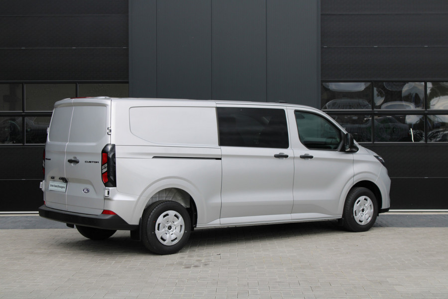 Ford Transit Custom 320 2.0 TDCI L2H1 Trend DC 150 pk - LED Koplampen - 5 Zits - 2x Schuifdeur - Stoelverwarming - Privacyglass