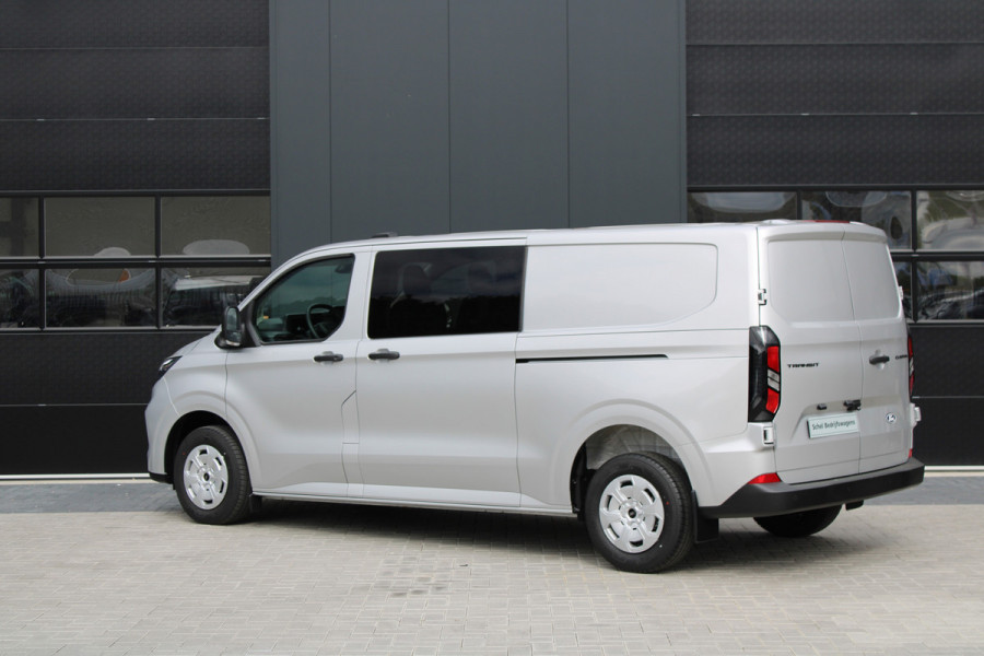 Ford Transit Custom 320 2.0 TDCI L2H1 Trend DC 150 pk - LED Koplampen - 5 Zits - 2x Schuifdeur - Stoelverwarming - Privacyglass