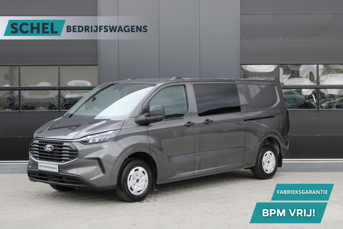 Ford Transit Custom 320 2.0 TDCI L2H1 Trend DC 150 pk - LED Koplampen - 5 Zits - 2x Schuifdeur - Stoelverwarming - Privacyglass Ford Transit Custom 320 2.0 TDCI L2H1 Trend DC 150 pk - LED Koplampen - 5 Zits - 2x Schuifdeur - Stoelverwarming - Privacyglass