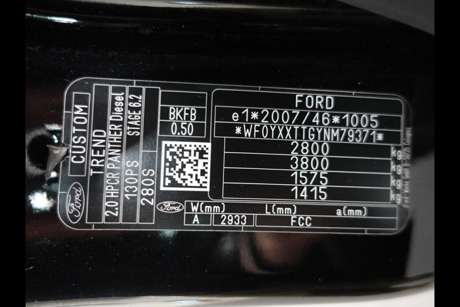 Ford Transit Custom 130 pk Automaat L1H1 Trend Navigatie Airco Cruise Control Camera Trekhaak