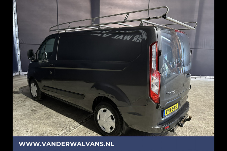 Ford Transit Custom 2.0 TDCI L1H1 Euro6 Airco | Trekhaak | Imperiaal | Cruisecontrol | Parkeersensoren | Bijrijdersbank LED