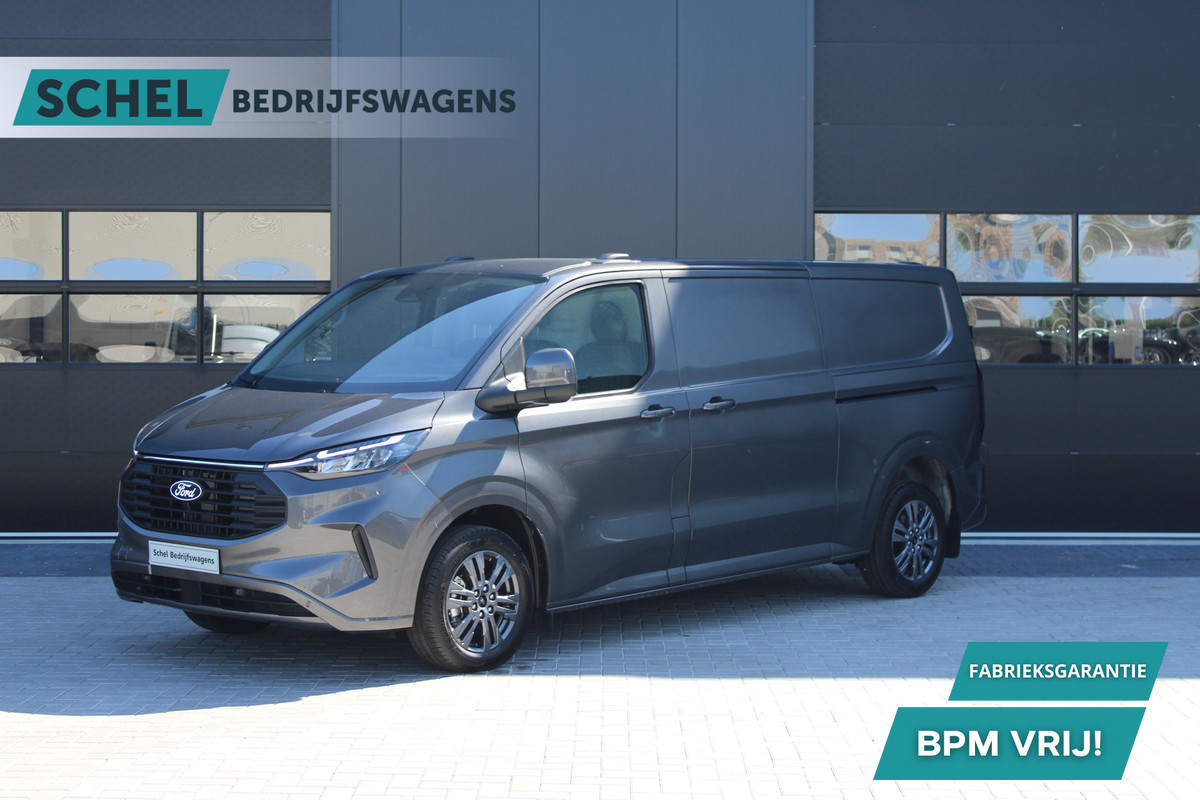 Ford Transit Custom 320 2.0 TDCI L2H1 Limited 150pk - 2x Schuifdeur - Adaptive Cruise - Verwarmd stuur - Blind spot - Navigatie - Camera - Draadloos Ford Transit Custom 320 2.0 TDCI L2H1 Limited 150pk - 2x Schuifdeur - Adaptive Cruise - Verwarmd stuur - Blind spot - Navigatie - Camera - Draadloos