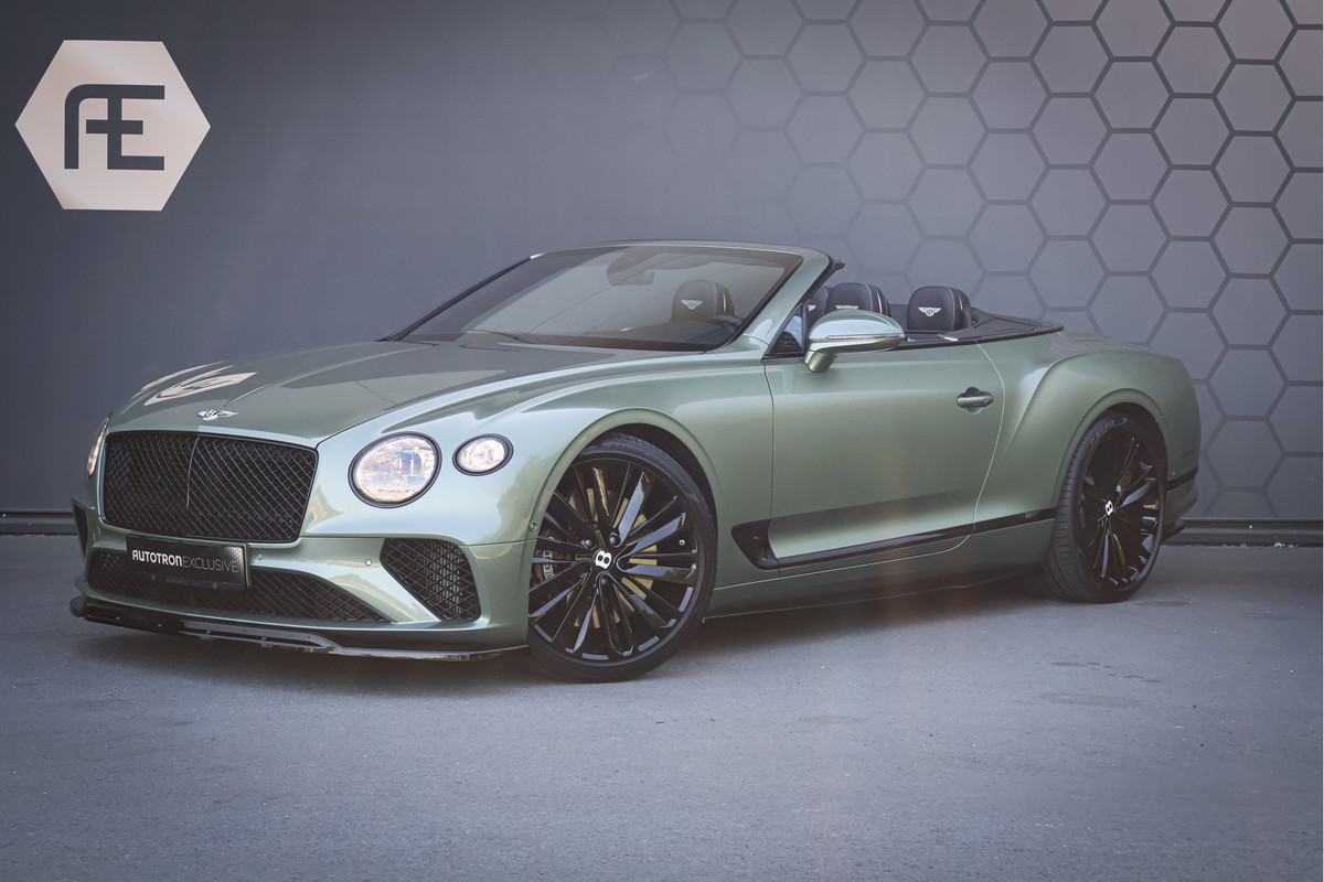 Bentley Continental GTC 4.0 V8 | SPEED DESIGN | ALPINE GREEN | NEW BENTLEY SERVICE | SPORTUITLAAT | NEKVERWARMING | STUURWIELVERWARMING | STOELKOELING/V Bentley Continental GTC 4.0 V8 | SPEED DESIGN | ALPINE GREEN | NEW BENTLEY SERVICE | SPORTUITLAAT | NEKVERWARMING | STUURWIELVERWARMING | STOELKOELING/V