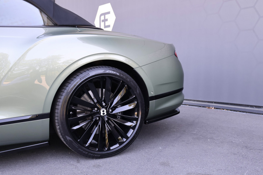 Bentley Continental GTC 4.0 V8 | SPEED DESIGN | ALPINE GREEN | NEW BENTLEY SERVICE | SPORTUITLAAT | NEKVERWARMING | STUURWIELVERWARMING | STOELKOELING/V
