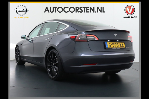 Tesla Model 3 Performance AWD 513pk 0-100 in 3,4 sec! Lmv-20" FSD-Comp.3 AutoPilot Carbon-Spoiler Premium-HiFi Pano.dak Camera Leer Adaptive-C Camera Navi LED ACC DAB Voorverwarmen interieur en Keyless via App One-Pedal-Drive Rode Remklauwen Origineel Nederlandse auto! Nieuwprijs €65.680 Garantie op Accu/Motor tot 21-12-2027 max 192.000km