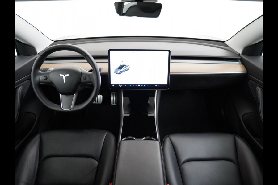 Tesla Model 3 Performance AWD 513pk 0-100 in 3,4 sec! Lmv-20" FSD-Comp.3 AutoPilot Carbon-Spoiler Premium-HiFi Pano.dak Camera Leer Adaptive-C Camera Navi LED ACC DAB Voorverwarmen interieur en Keyless via App One-Pedal-Drive Rode Remklauwen Origineel Nederlandse auto! Nieuwprijs €65.680 Garantie op Accu/Motor tot 21-12-2027 max 192.000km