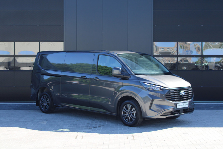 Ford Transit Custom 320 2.0 TDCI L2H1 Limited 150pk - 2x Schuifdeur - Adaptive Cruise - Verwarmd stuur - Blind spot - Navigatie - Camera - Draadloos