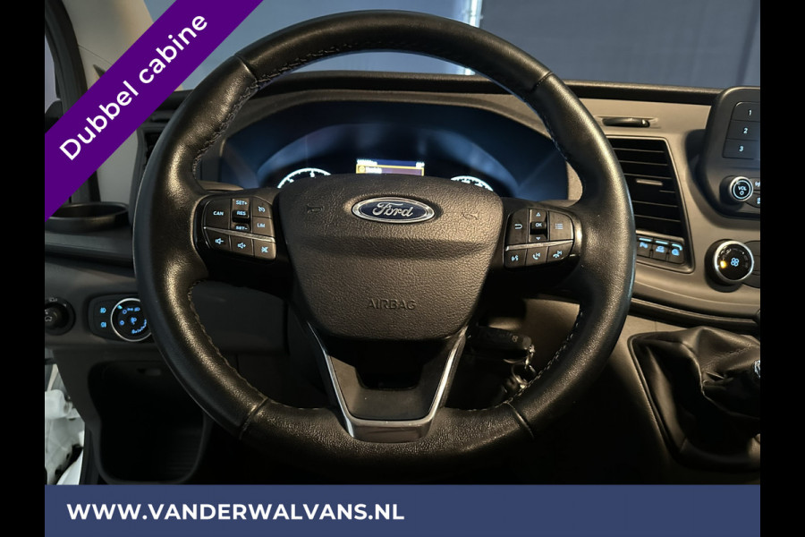 Ford Transit 2.0 TDCI 170pk 3500kg Trekhaak L3H2 Dubbele Cabine Euro6 Airco | 6-Zits | Camera | Cruisecontrol Parkeersensoren