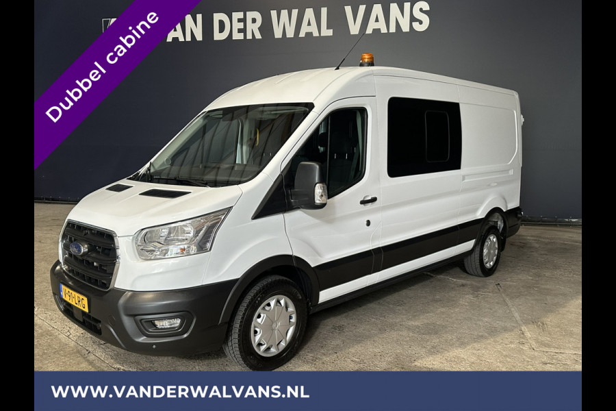 Ford Transit 2.0 TDCI 170pk 3500kg Trekhaak L3H2 Dubbele Cabine Euro6 Airco | 6-Zits | Camera | Cruisecontrol Parkeersensoren