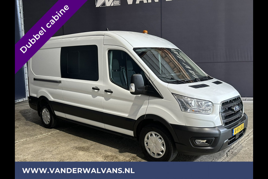 Ford Transit 2.0 TDCI 170pk 3500kg Trekhaak L3H2 Dubbele Cabine Euro6 Airco | 6-Zits | Camera | Cruisecontrol Parkeersensoren
