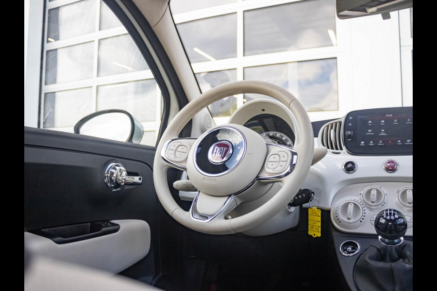 Fiat 500 Hybrid Dolcevita | Airco | Cruise | 15" | Schuif/Kanteldak | PDC