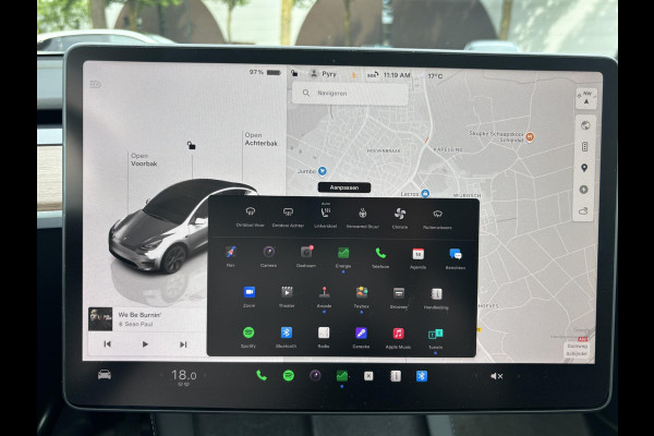Tesla Model Y Long Range AWD 75 kWh AUTOPILOT | TREKHAAK AFNEEMBAAR | TESLA GARANTIE T/M 4-2027