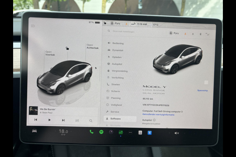 Tesla Model Y Long Range AWD 75 kWh AUTOPILOT | TREKHAAK AFNEEMBAAR | TESLA GARANTIE T/M 4-2027