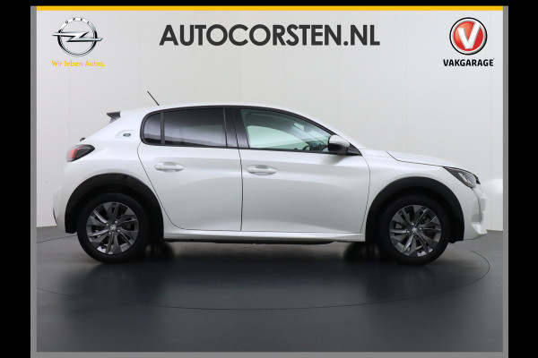 Peugeot e-208 EV Allure Pack 50kWh Apple Carplay Android Auto Camera Navi Stoelverwarming DAB+ Keyless Regen/Lichtsensor Lmv 16" Led Bluetooth Rijstrooksensor met correctie Verkeersbord detectie Fase 3 Laden  19 euro belasting per 3 maanden nieuwprijs € 33.500 euro