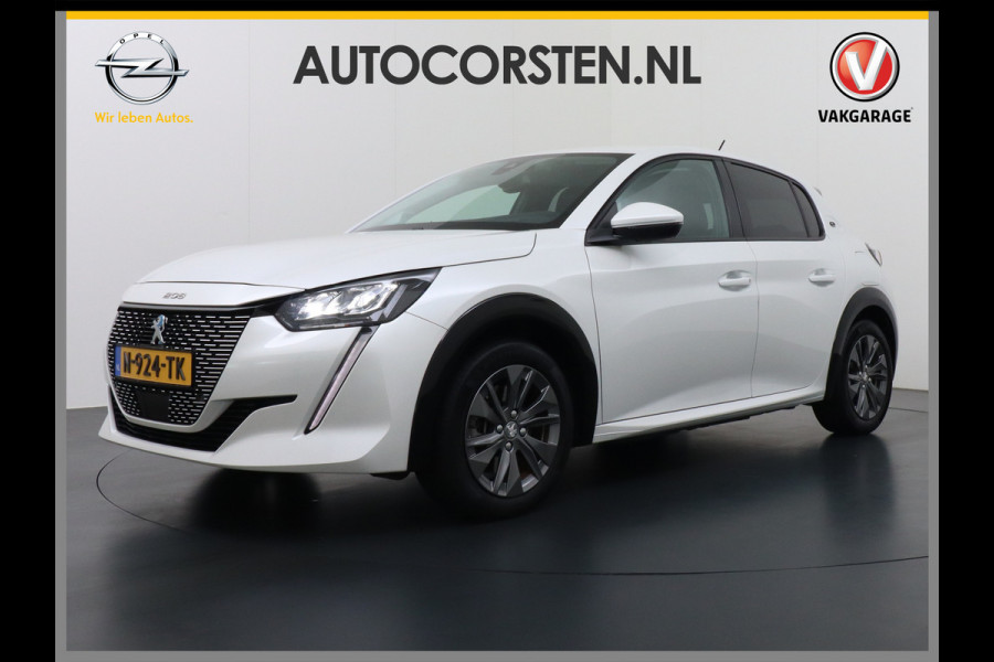 Peugeot e-208 EV Allure Pack 50kWh Apple Carplay Android Auto Camera Navi Stoelverwarming DAB+ Keyless Regen/Lichtsensor Lmv 16" Led Bluetooth Rijstrooksensor met correctie Verkeersbord detectie Fase 3 Laden  19 euro belasting per 3 maanden nieuwprijs € 33.500 euro