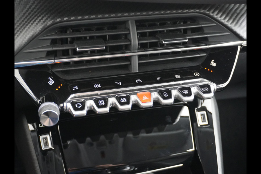 Peugeot e-208 EV Allure Pack 50kWh Apple Carplay Android Auto Camera Navi Stoelverwarming DAB+ Keyless Regen/Lichtsensor Lmv 16" Led Bluetooth Rijstrooksensor met correctie Verkeersbord detectie Fase 3 Laden  19 euro belasting per 3 maanden nieuwprijs € 33.500 euro