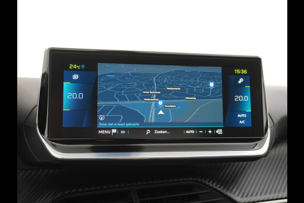 Peugeot e-208 EV Allure Pack 50kWh Apple Carplay Android Auto Camera Navi Stoelverwarming DAB+ Keyless Regen/Lichtsensor Lmv 16" Led Bluetooth Rijstrooksensor met correctie Verkeersbord detectie Fase 3 Laden  19 euro belasting per 3 maanden nieuwprijs € 33.500 euro