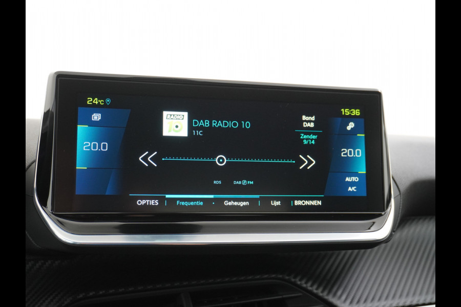 Peugeot e-208 EV Allure Pack 50kWh Apple Carplay Android Auto Camera Navi Stoelverwarming DAB+ Keyless Regen/Lichtsensor Lmv 16" Led Bluetooth Rijstrooksensor met correctie Verkeersbord detectie Fase 3 Laden  19 euro belasting per 3 maanden nieuwprijs € 33.500 euro