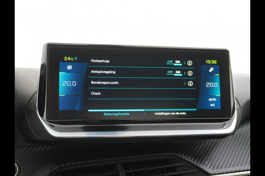 Peugeot e-208 EV Allure Pack 50kWh Apple Carplay Android Auto Camera Navi Stoelverwarming DAB+ Keyless Regen/Lichtsensor Lmv 16" Led Bluetooth Rijstrooksensor met correctie Verkeersbord detectie Fase 3 Laden  19 euro belasting per 3 maanden nieuwprijs € 33.500 euro