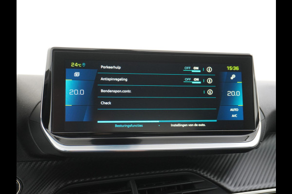 Peugeot e-208 EV Allure Pack 50kWh Apple Carplay Android Auto Camera Navi Stoelverwarming DAB+ Keyless Regen/Lichtsensor Lmv 16" Led Bluetooth Rijstrooksensor met correctie Verkeersbord detectie Fase 3 Laden  19 euro belasting per 3 maanden nieuwprijs € 33.500 euro
