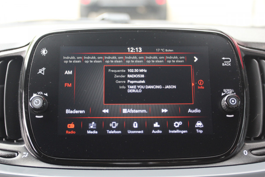 Fiat 500 1.2 Lounge Automaat! | Cruise Control | All-season Banden | Apple/Android CarPlay