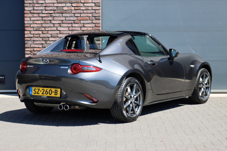 Mazda MX-5 RF 2.0 SkyActiv-G 160 GT-M | Navigatiesysteem | Bose | Leder | Apple Carplay | Stoelverwarming | Dodehoekassistent | Cruise Control | Elek. Clima |