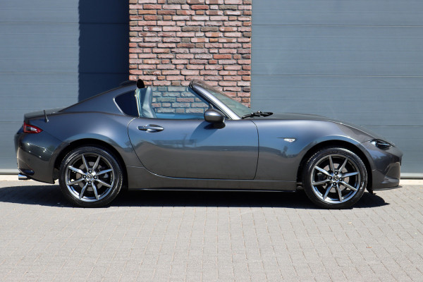Mazda MX-5 RF 2.0 SkyActiv-G 160 GT-M | Navigatiesysteem | Bose | Leder | Apple Carplay | Stoelverwarming | Dodehoekassistent | Cruise Control | Elek. Clima |