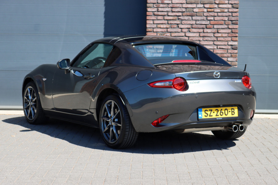 Mazda MX-5 RF 2.0 SkyActiv-G 160 GT-M | Navigatiesysteem | Bose | Leder | Apple Carplay | Stoelverwarming | Dodehoekassistent | Cruise Control | Elek. Clima |