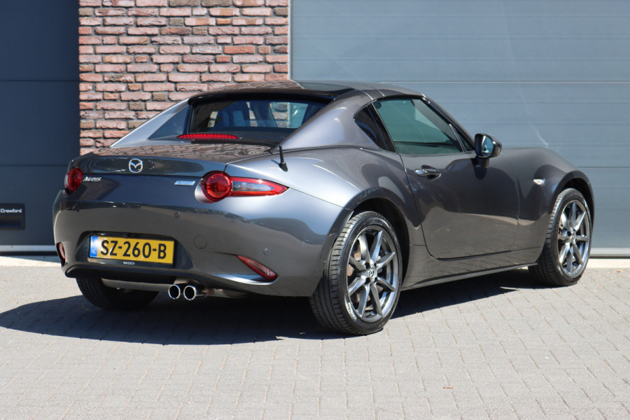 Mazda MX-5 RF 2.0 SkyActiv-G 160 GT-M | Navigatiesysteem | Bose | Leder | Apple Carplay | Stoelverwarming | Dodehoekassistent | Cruise Control | Elek. Clima |