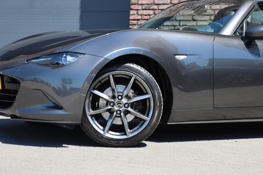 Mazda MX-5 RF 2.0 SkyActiv-G 160 GT-M | Navigatiesysteem | Bose | Leder | Apple Carplay | Stoelverwarming | Dodehoekassistent | Cruise Control | Elek. Clima |
