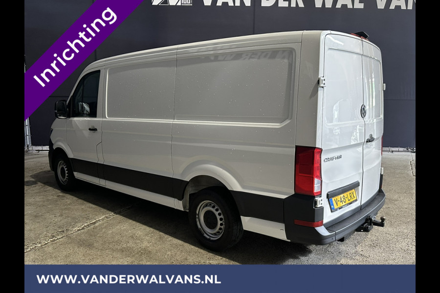 Volkswagen Crafter 2.0 TDI 140 pk L3H2 L2H1 Inrichting Euro6 Airco | Camera | Apple Carplay | Andoid Auto 3000kg Trekhaak, Parkeersensoren, Bijrijdersbank