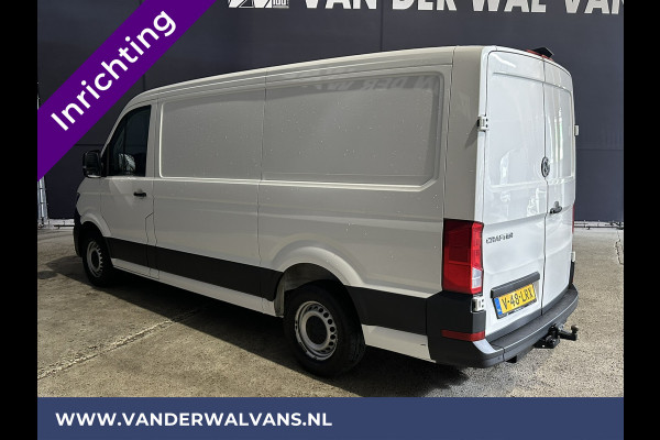 Volkswagen Crafter 2.0 TDI 140 pk L3H2 L2H1 Inrichting Euro6 Airco | Camera | Apple Carplay | Andoid Auto 3000kg Trekhaak, Parkeersensoren, Bijrijdersbank