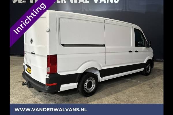 Volkswagen Crafter 2.0 TDI 140 pk L3H2 L2H1 Inrichting Euro6 Airco | Camera | Apple Carplay | Andoid Auto 3000kg Trekhaak, Parkeersensoren, Bijrijdersbank